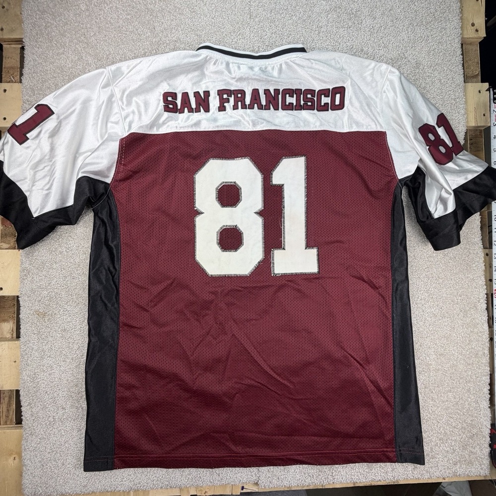 Vintage Stitched‎ RENEGADE San Francisco Football Jersey #81 Size XL Y2K - Picture 8 of 8